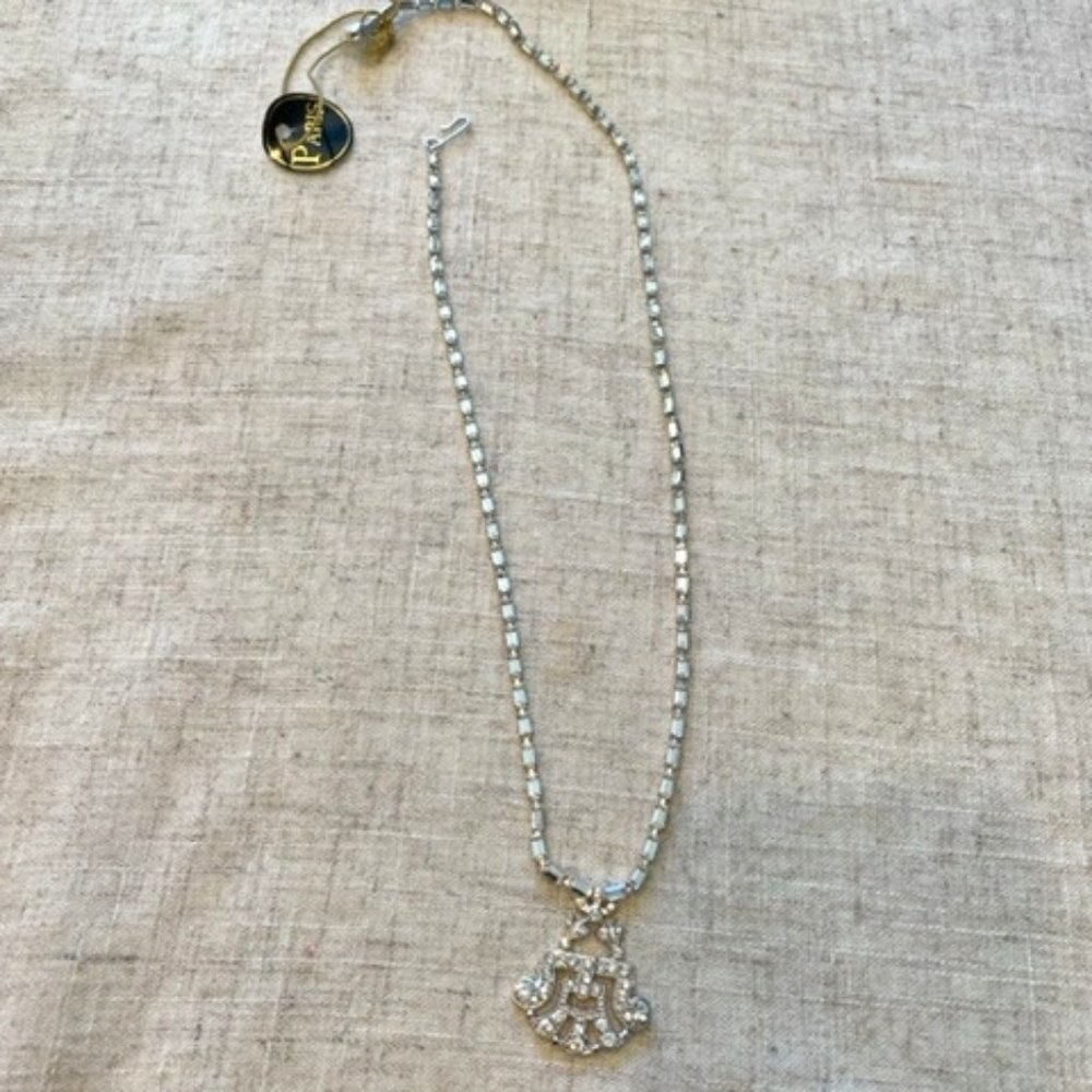 Glittery Diamond-like NEW Paris Casino Royale Bridal Wedding Evening Necklace